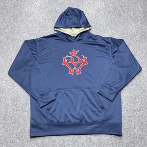 Sportsmans Warehouse Hoodie Mens Large Blue Sweatshirt Pullover Outdoor